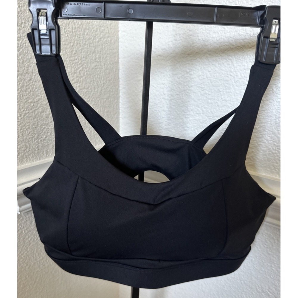 Running Girl High Impact Molded Cup Sports Bra Black Size XXL